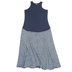 Talbots Midi Swing Skirt Pull On Knee Length Vintage Circle Style Stretch Waist